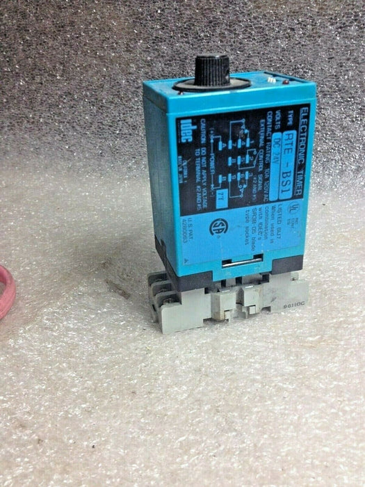 IDEC Rte-BS1 Timer With 27E893 Relay Mount