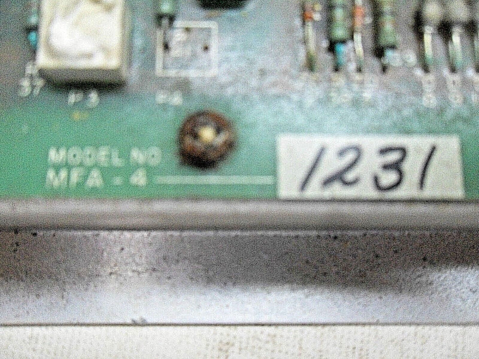 Milltronics MFA-4 Motion Failure Alarm