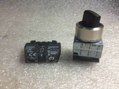 Siemens 3SB36-01-2PA11 Selector Switch