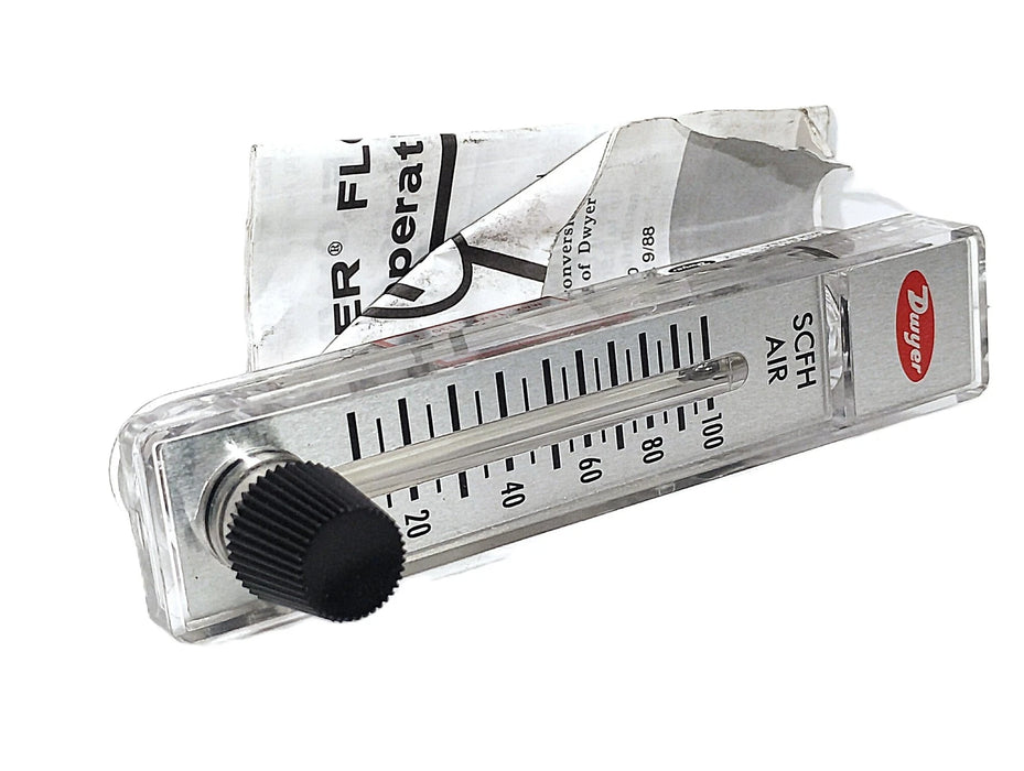 Dwyer RMA-8-SSV RATE-MASTER 10‚Äì100 SCFH Air Flowmeter w/ 1/8 in NPT SS Valve
