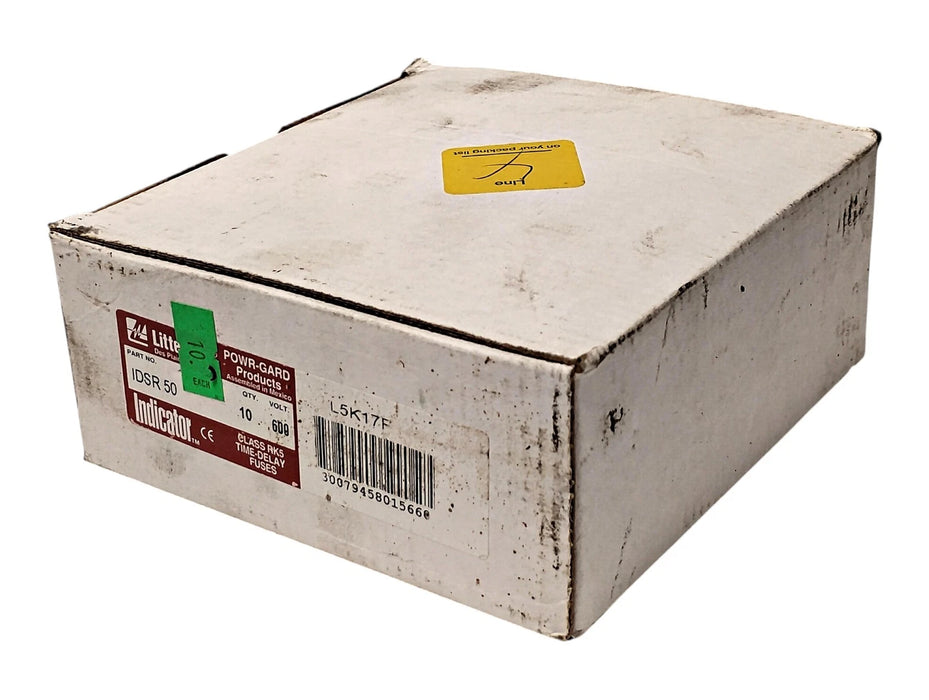 Littelfuse IDSR-50 POWR-GARD 600 V AC 50 A Current-Limiting Time-Delay Fuses