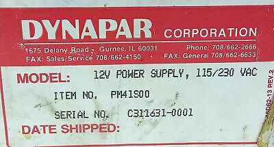 Dynapar PM41S00 Power Supply