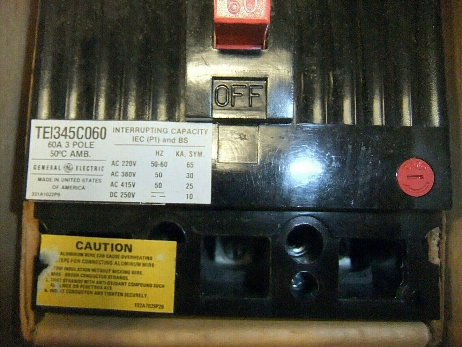 GE Circuit Breaker 60A TEI345C060