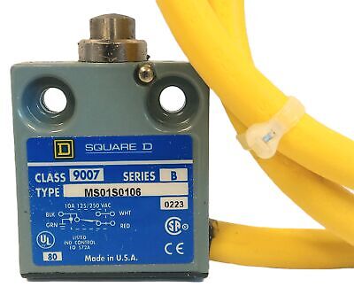 Square D 9007MS01S0106 240VAC 10A Limit Switch