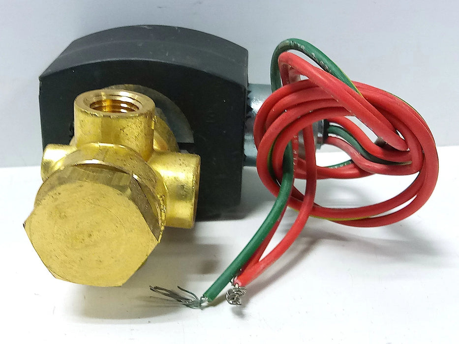 ASCO EF-8320-G182-120 210 psi 1/4 in Solenoid Valve w/ 120 V AC Coil
