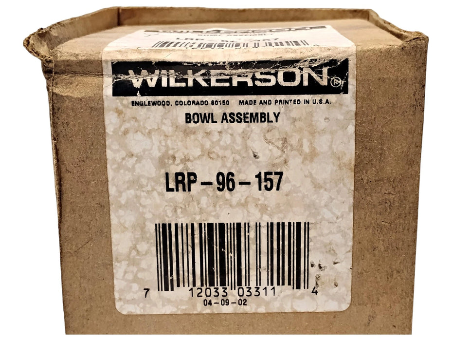 Wilkerson LRP-96-157 Polycarbonate Pneumatic Bowl Assembly Kit