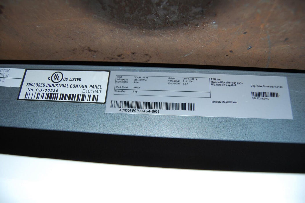 ABB AC Drive ACH550-PCR-08A8-4-B055