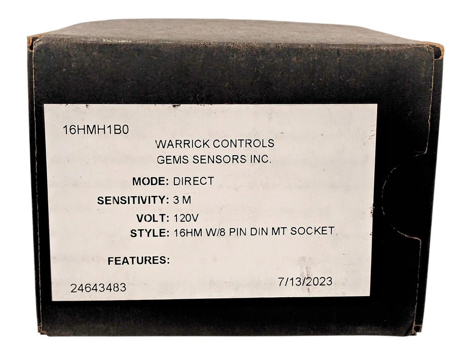 Warrick Controls 16HMH1B0 120 V 3 Mohm Liquid Level Sensor Control Module