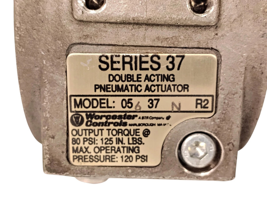 Worcester 05637NR2 80 psi Double-Acting Pneumatic Actuator