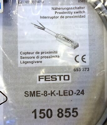 Festo SME-8-K-LED-24 150855 12-30 VDC Proximity Sensor