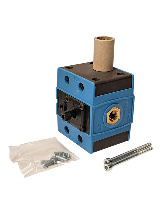 Festo MFHE-3-1/4-B 14329 2-10 bar Solenoid Valve w/ 1/4 in BSPP Ports w/ No Coil