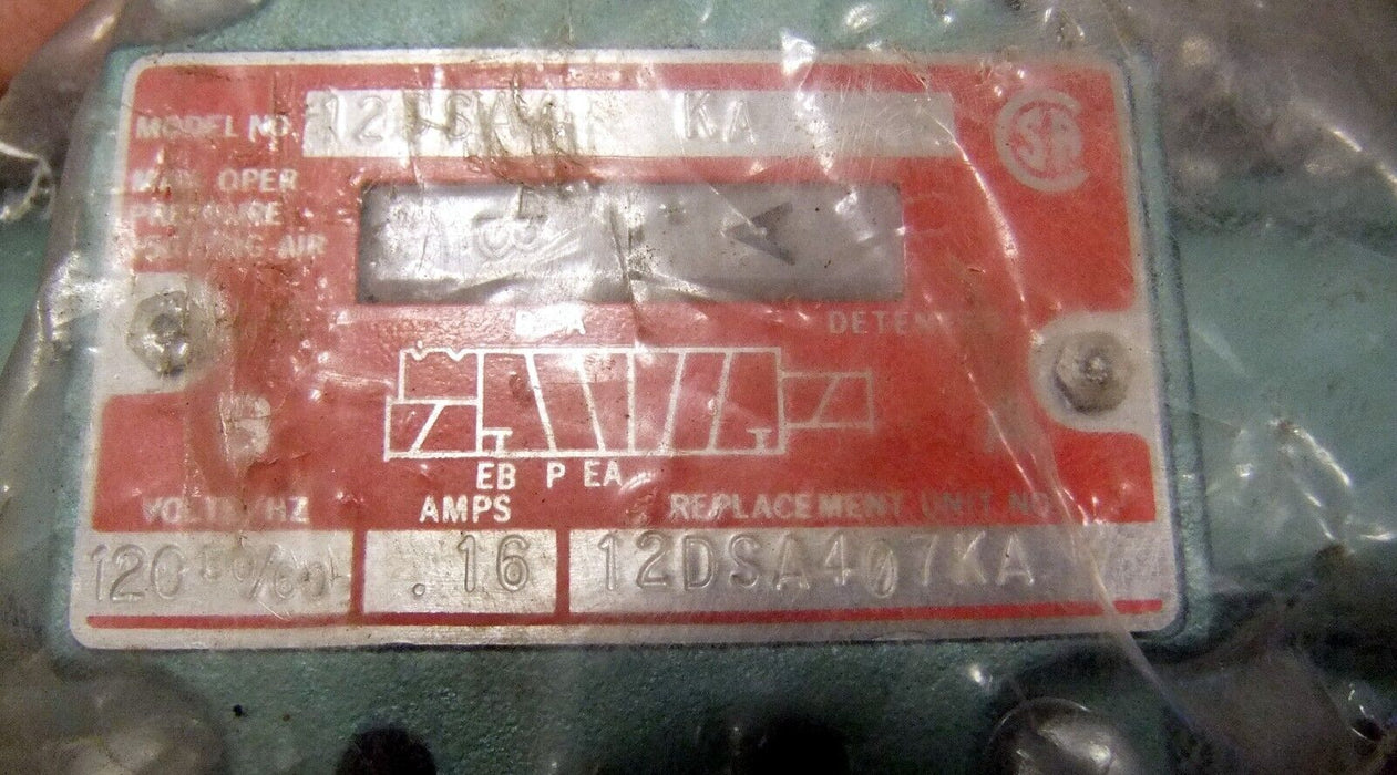 Asco Numatics 12DSA4KA 12DSA407KA Valve
