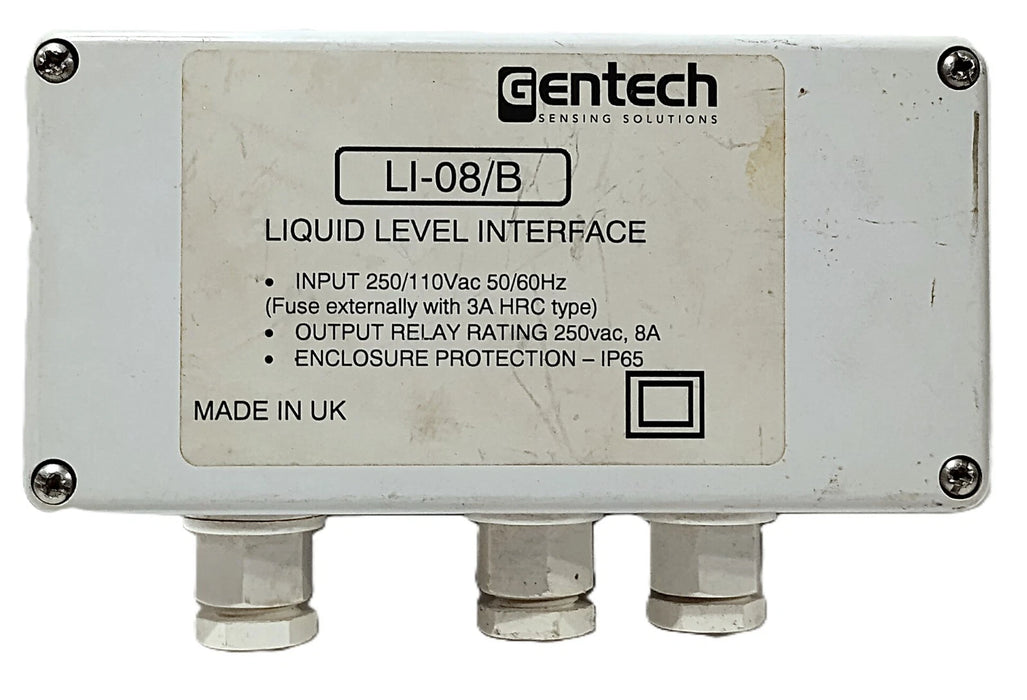 Gentech LI-08/B 250/110 V AC 8 A Liquid Level Interface