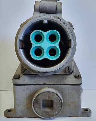 Appleton ADR1044 Powertite 100 A 600V Receptacle with Elbow and Junction Box