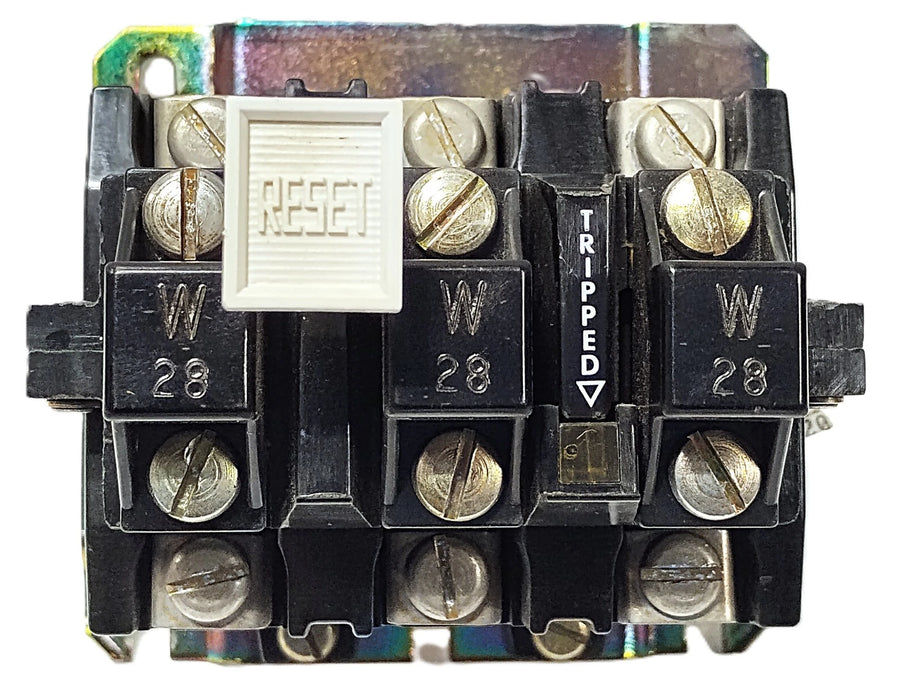 Allen-Bradley 592-BOV16 Ser B 600VAC 40 A NEMA A600 Overload Relay w/ W28 Heater