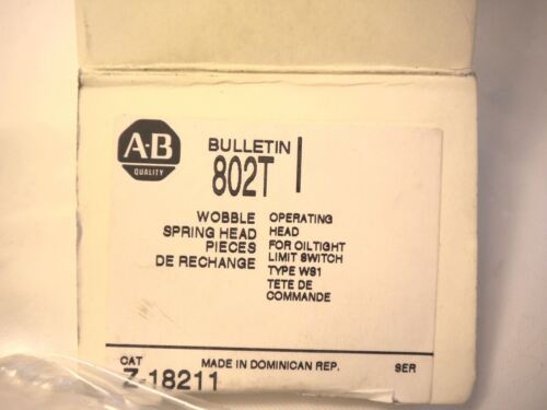 Allen-Bradley Operating Head X-18211 Wobble Spring Head Whisker
