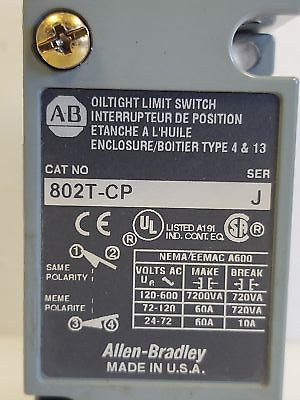 Allen-Bradley 802T-CP Limit Switch