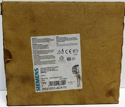 Siemens 3RV1031-4DA10 Motor Starter