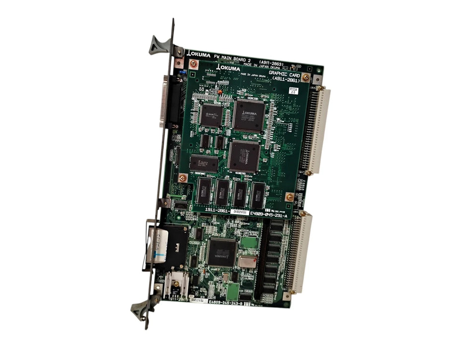 Okuma A911-2863 E4809-045-243-B FW Main Board 2 w/ A911-2861 E4809-045-231-A