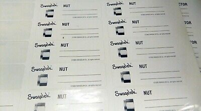 Swagelok labels for your bins 12 pages
