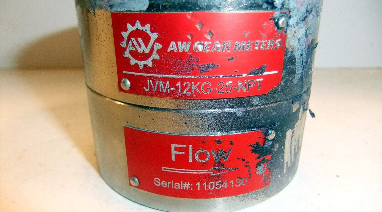 AW LAKE Flow Meter JVM-12KG-25-NPT