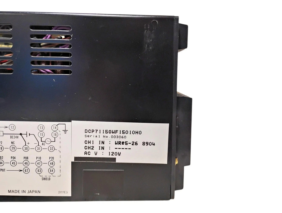 Honeywell DCP7115GWF15010H0 120 V DCP 700 Digital Control Programmer