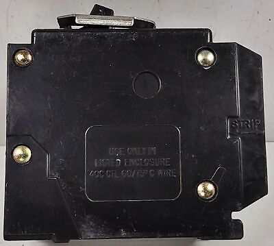 Thomas & Betts TBBQ220230 120/240 VAC 4 Pole Circuit Breaker w/ Rejection Tab