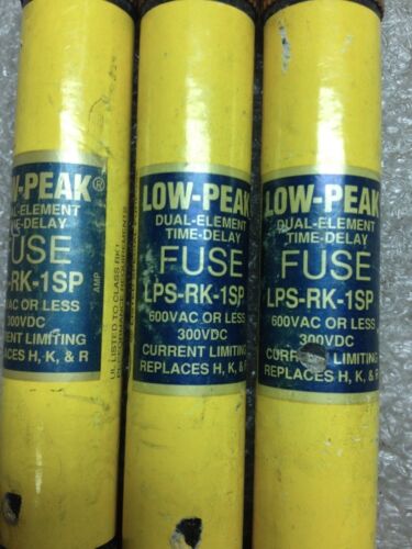 3 Bussmann LPS-RK-1SP Fuses