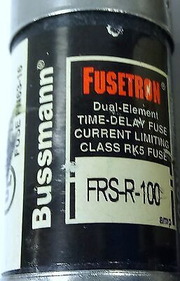 Bussmann FRS-R-100 600VAC/300VDC 100A Current Limiting Time-Delay Fuse