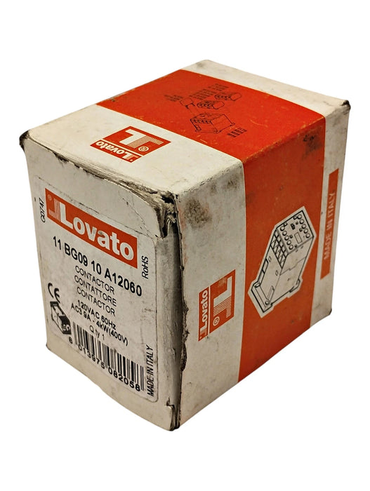 Lovato 11BG0910A12060 9 A 3-Pole Contactor w/ 120 V AC Coil