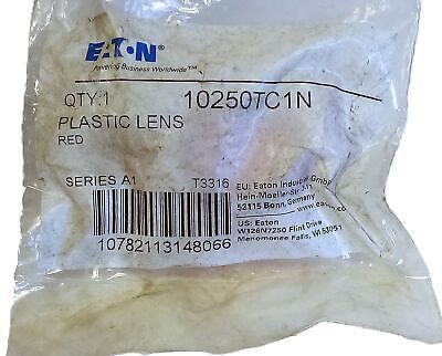 Eaton 10250TC1N Red Plastic Watertight Lens Cover for Pushbutton