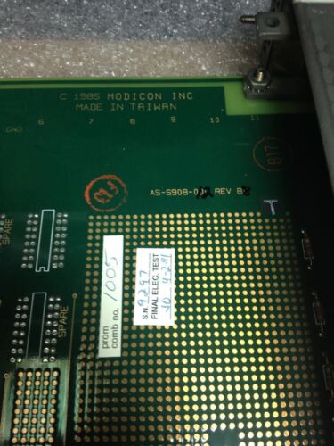 Gould MODICON AS-S908-012 REV B8 PROCESSOR MODULE