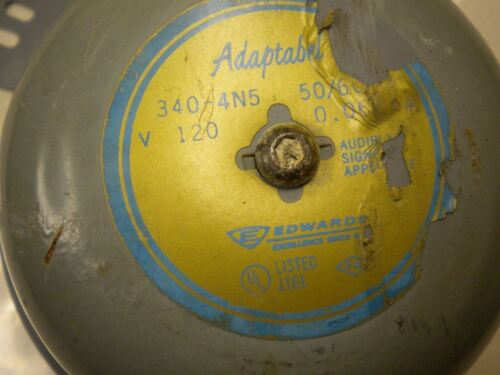 Edwards Signal 340-4N5 Bell Transducer 120V 114mm 94db