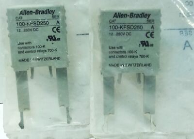 Allen-Bradley 100-KFSD250 12-250 V DC Miniature Diode Suppressor Module