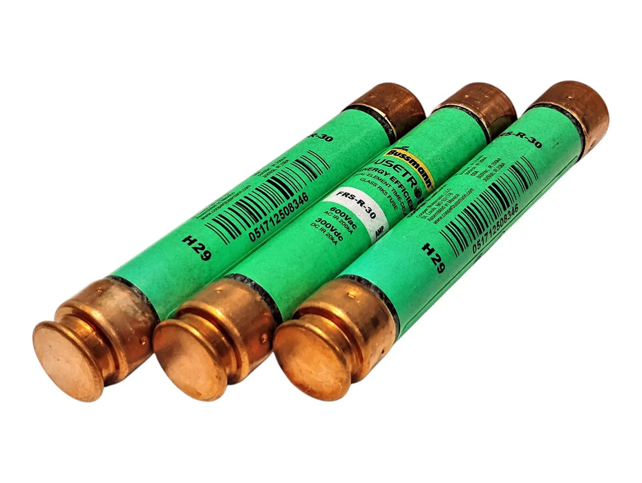 Bussmann FRS-R-30 600VAC/300VDC 30 A Current-Limiting Time-Delay Fuses