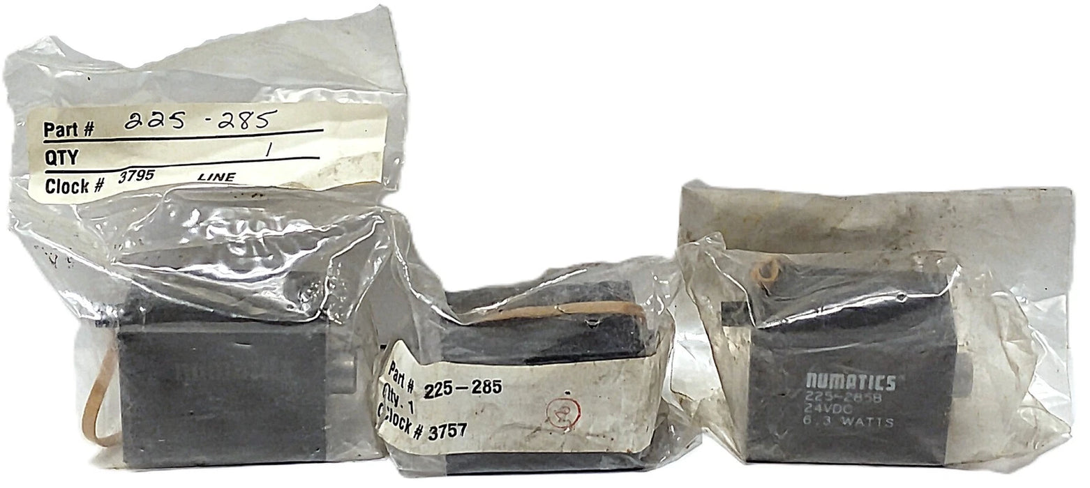 Numatics 225-285/225-285B 24 V DC 6.3 W Coil for Solenoid Valve