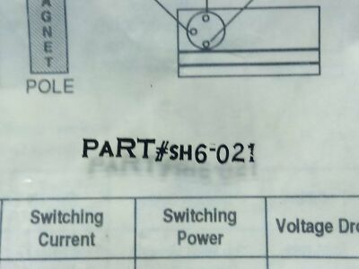 Numatics SH6-021 6-30 V DC Hall Effect Sensor