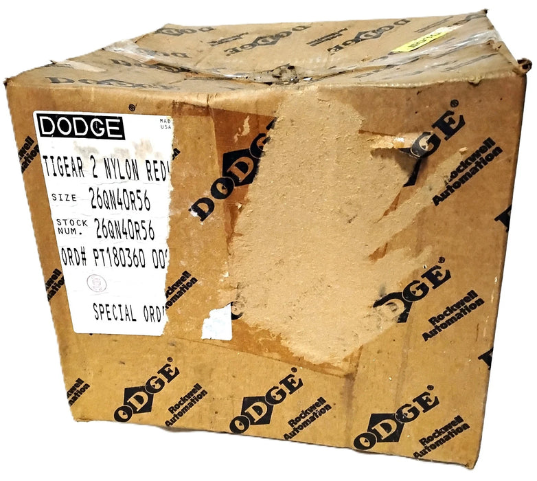 Dodge 26QN40R56 26Q40R56 40:1 Nylon Tigear 2 Right Angle Gear Reducer