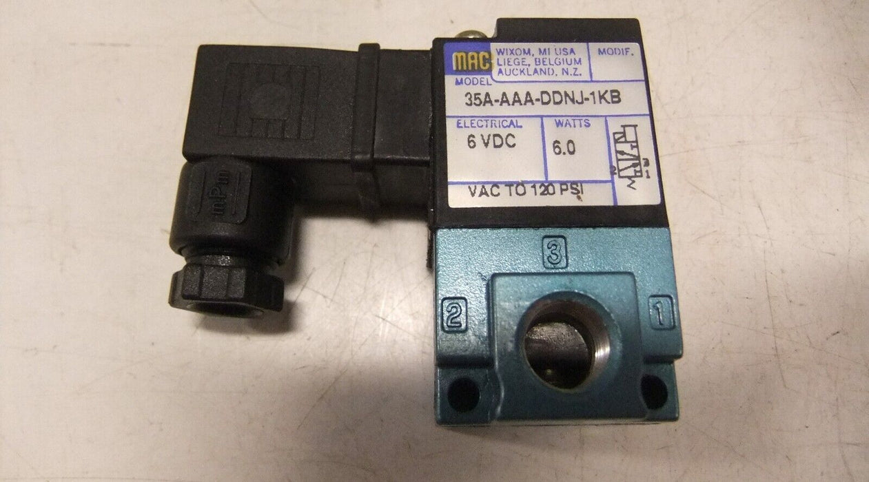 MAC Valve 35A-AAA-DDNJ-1KB 6VDC