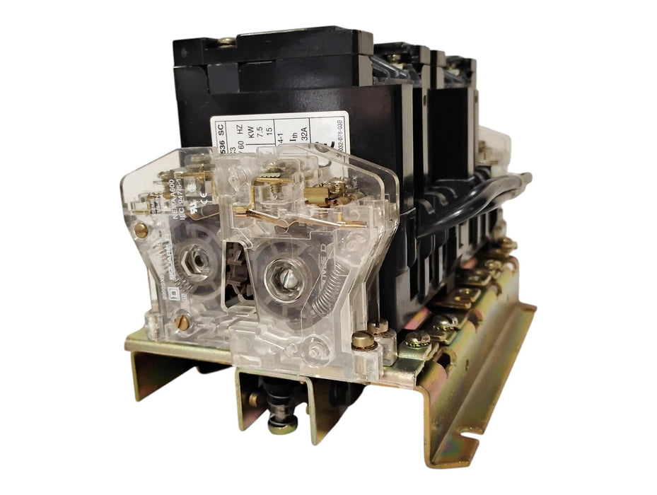 Square D 8702SCO8V02S 8502SCO2S 120 V AC NEMA 1 Reversing Contactor w/ 9999SX6