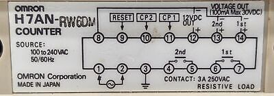 Omron H7AN-RW6DM AC100-240 PLC Counter Module