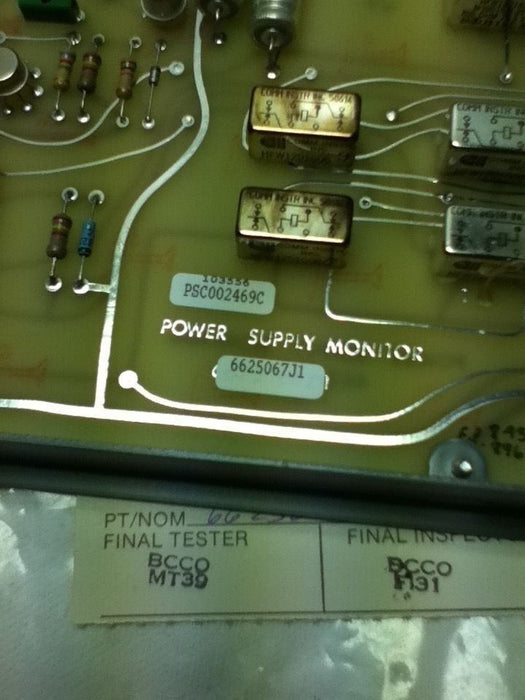 Bailey Controls 6625066D1 Power Supply Module