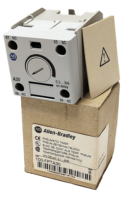 Allen-Bradley 100-FPTA30 600 V AC 10 A 0.3-30s Delay-On Pneumatic Timing Relay