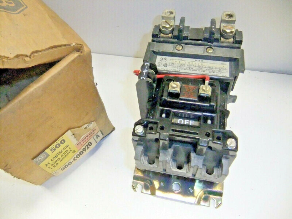 Allen-Bradley AC Contactor 500-COD920