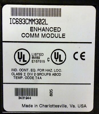 GE IC693CMM302L PLC Communications Module