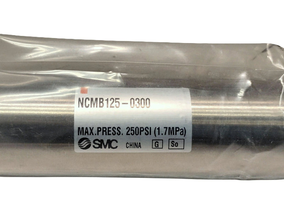 SMC NCMB125-0300 250 psi Double-Acting Single-Rod Cylinder