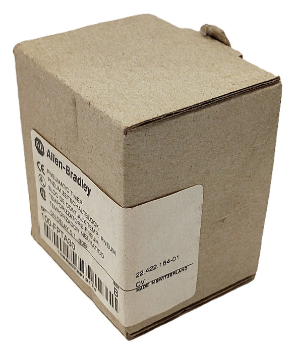 Allen-Bradley 100-FPTA30 600 V AC 10 A 0.3-30s Delay-On Pneumatic Timing Relay