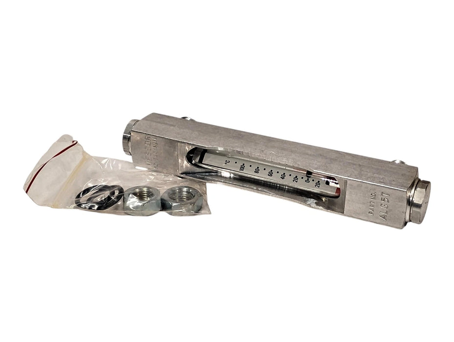 Vescor ALG5T Oil Level Gauge w/ Thermometer