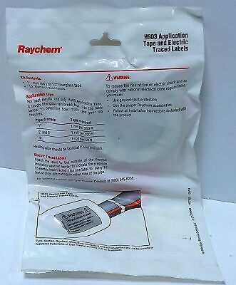 Raychem H903 Application Tape and Electric Traced Labels for WinterGard