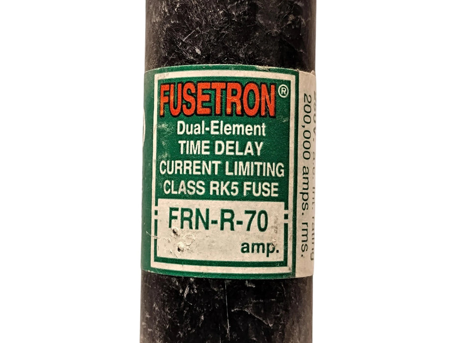 Bussmann FRN-R-70 250 V AC 70 A Class RK5 Current-Limiting Time-Delay Fuses